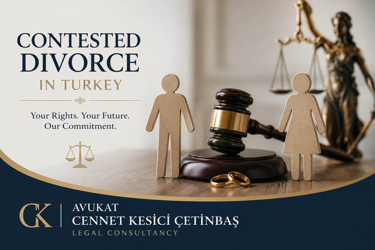 Contested Divorce in Turkey - Attorney Cennet Kesici Çetinbaş, Antalya Lawyer