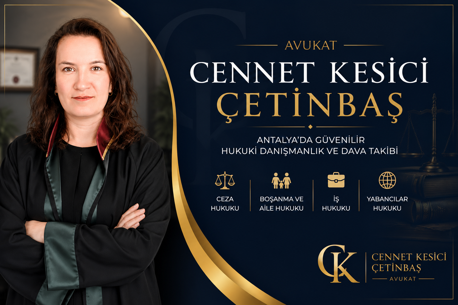 Avukat Cennet Kesici Çetinbaş - Antalya Avukat