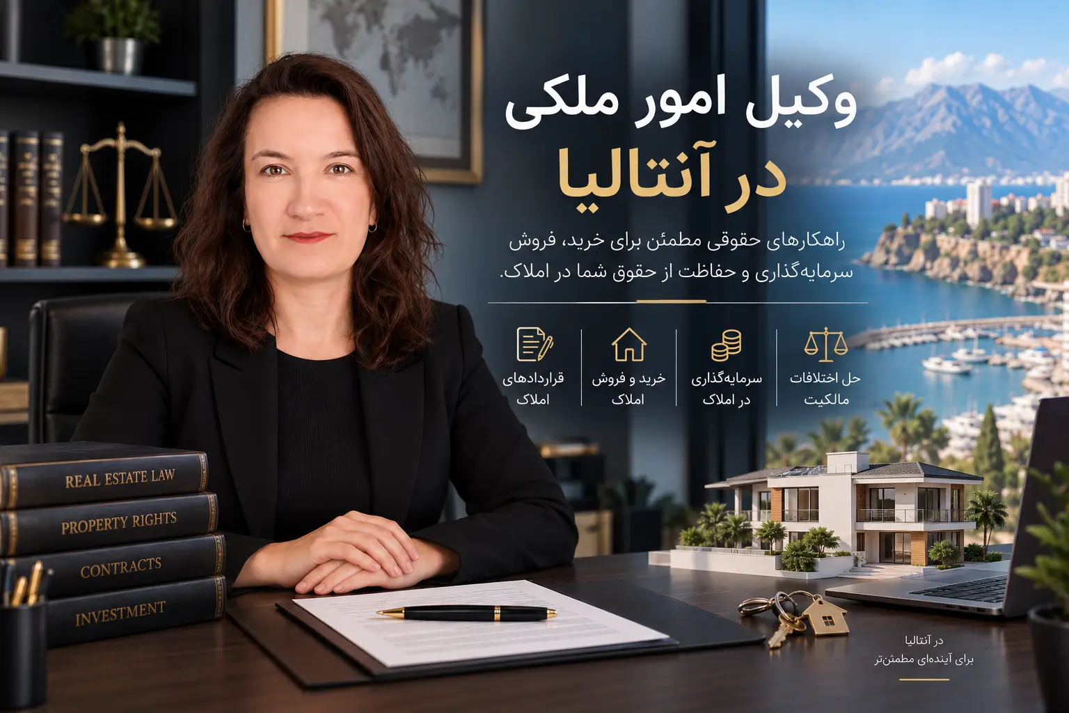 خدمات حقوق املاک و معاملات ملکی در آنتالیا