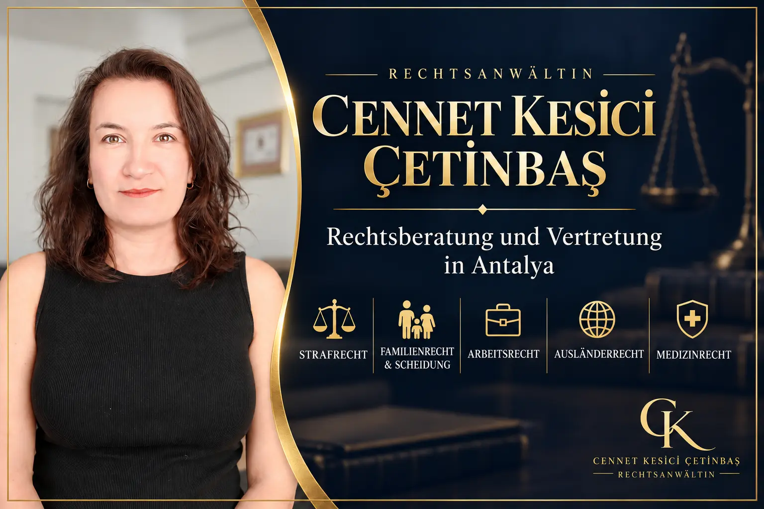 Rechtsanwältin Cennet Kesici Çetinbaş in Antalya
